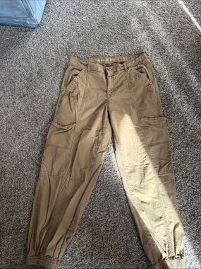 American Eagle Outfitters Khaki Cargo Jogger Pants